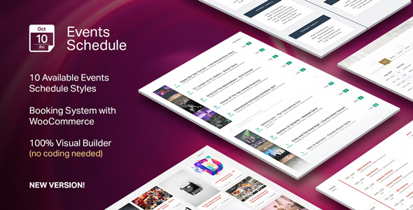 [Download Free] Events Schedule v2.4.4.3 – Events WordPress Plugin