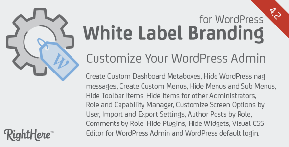 Download Free White Label Branding for WordPress v4.2.1 Download Free White Label Branding for WordPress v4.2.1