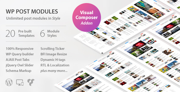 Download Free WP Post Modules for NewsPaper and Magazine Layouts v2.0.1