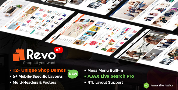 Download Free Revo v2.5.0 – Multi-purpose WooCommerce WordPress Theme