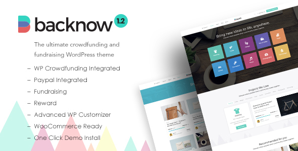 [Download Free] Backnow v1.2 – Crowdfunding and Fundraising Theme