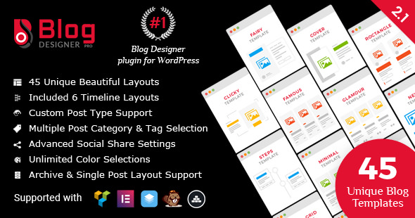 [Download Free] Blog Designer PRO for WordPress v2.1