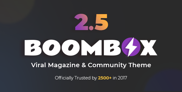 Download Free BoomBox v2.5 – Viral Magazine WordPress Theme