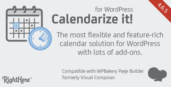 Download Free Calendarize it! for WordPress v4.6.5.83180