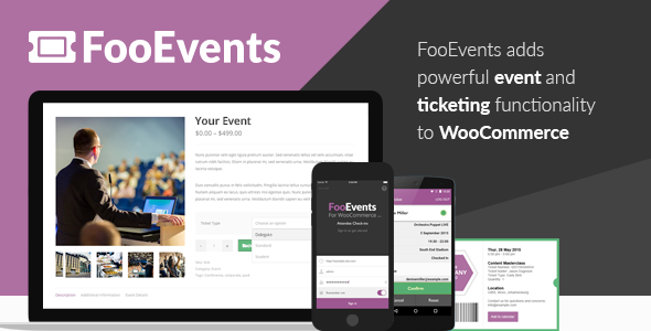 Download Free FooEvents for WooCommerce v1.8.17