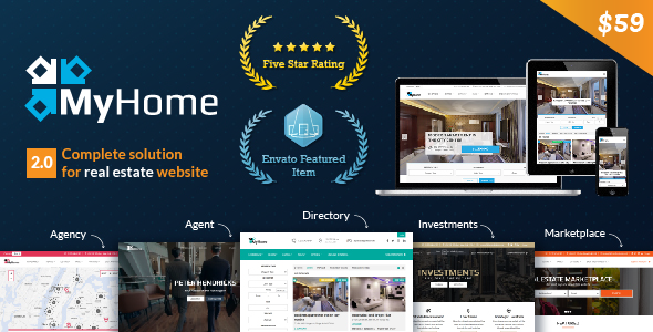 [Download Free] MyHome v2.1.17 – Real Estate WordPress Theme