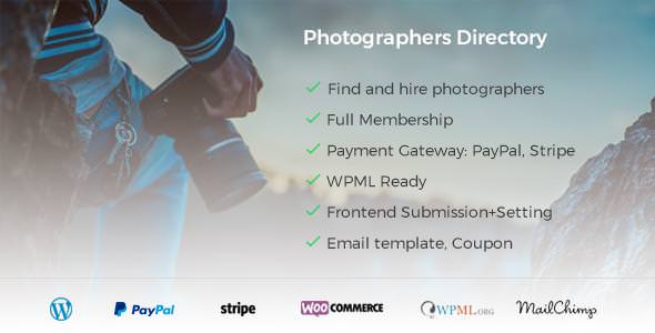 Download Free Photographer Directory v1.0.4 – WordPress Plugin