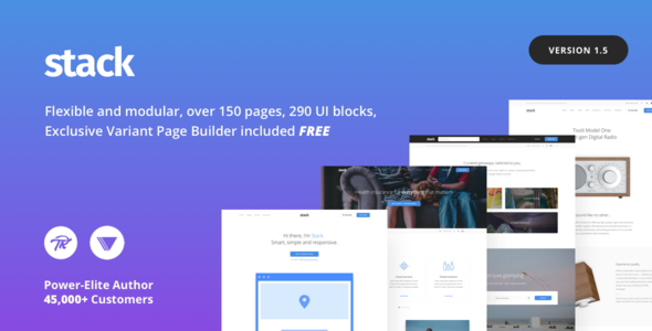 Download Free Stack v10.5.10 – Multi-Purpose Theme with Variant Page Builder