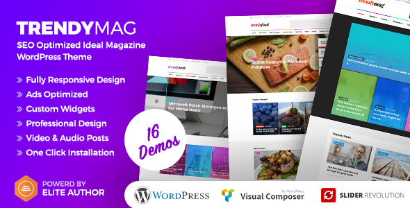 Download Free TrendyMag v1.1 – WordPress News Magazine & Blog Theme