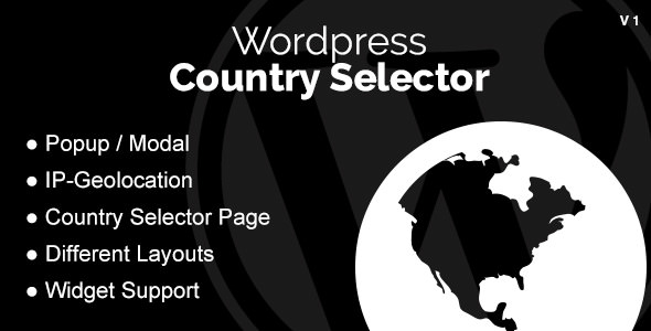 Download Free WordPress Country Selector v1.2.9