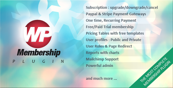 Download Free WP Membership v1.4.2