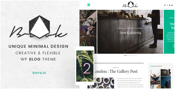Download Free Brook v1.6.2 – Light & Responsive WordPress Blog Theme Download Free Brook v1.6.2 – Light & Responsive WordPress Blog Theme