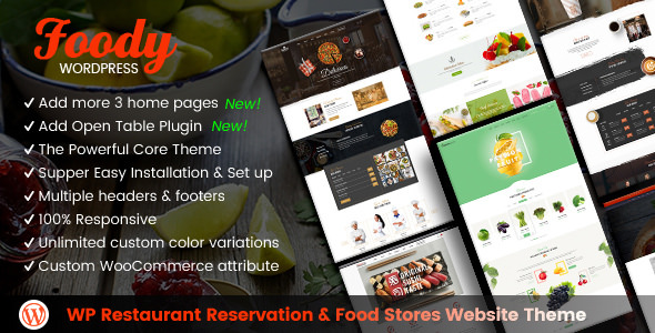 Download Free Foody v1.1.0 – Restaurant Reservation & Food Store Theme Download Free Foody v1.1.0 – Restaurant Reservation & Food Store Theme