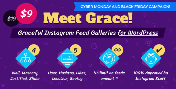 Download Free Instagram Feed Gallery – Grace for WordPress v1.1.3 Download Free Instagram Feed Gallery – Grace for WordPress v1.1.3