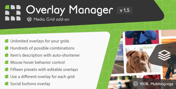 Download Free Media Grid – Overlay Manager add-on v1.5 Download Free Media Grid – Overlay Manager add-on v1.5