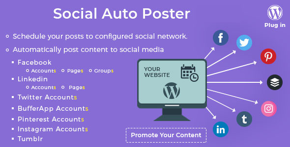 Download Free Social Auto Poster v2.7.6 – WordPress Plugin