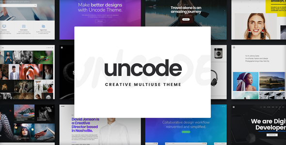 Download Free Uncode v1.9.2 – Creative Multiuse WordPress Theme