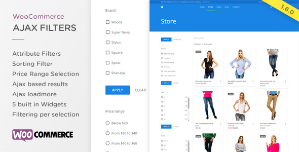 Download Free WooCommerce Ajax Product Filters v1.6.0