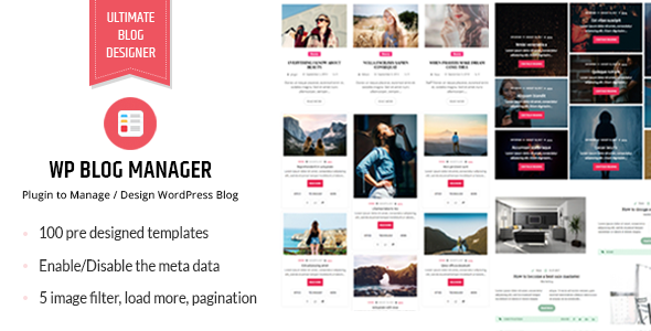 Download Free WP Blog Manager v1.1.1 – Plugin to Manage Design Blog
