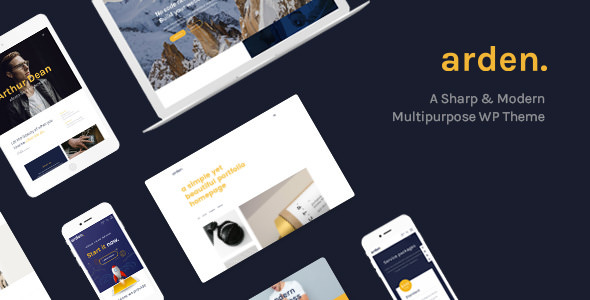 Download Free Arden v1.8.5 – A Sharp & Modern Multipurpose Theme