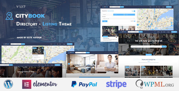 Download Free CityBook v1.1.7 – Directory & Listing WordPress Theme