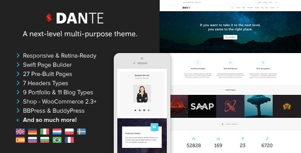 Download Free Dante v3.3.72 – Responsive Multi-Purpose WordPress Theme