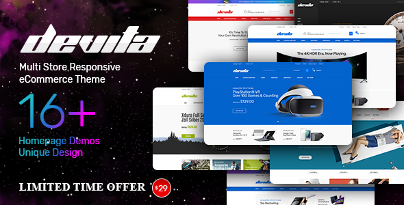 Download Free Devita v1.0 – Multipurpose Theme for WooCommerce