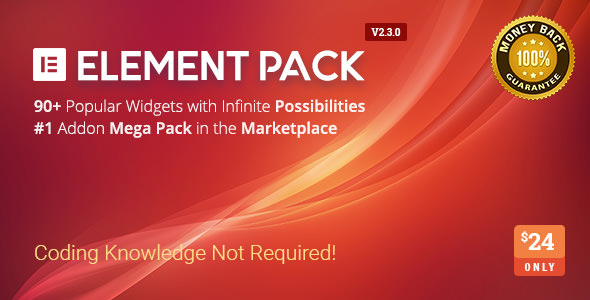 Download Free Element Pack v2.3.0 – Addon for Elementor Page Builder