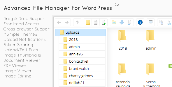 Download Free File Manager Plugin For WordPress v7.2