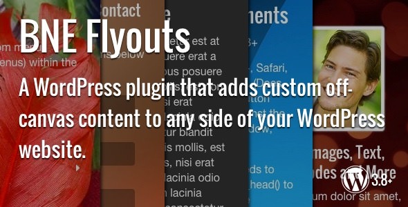 Download Free Flyouts v1.4 – Off Canvas Custom Content for WordPress