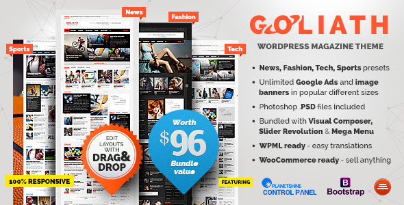 Download Free GOLIATH v1.0.37 – Ads Optimized News & Reviews Magazine