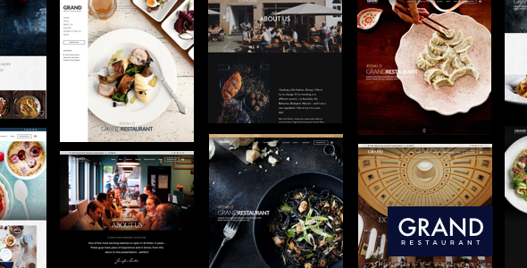 Download Free Grand Restaurant v4.1 – Restaurant Cafe Theme