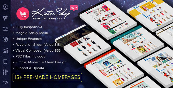 Download Free KuteShop v3.1.2 – Multipurpose WooCommerce Wordpres Theme