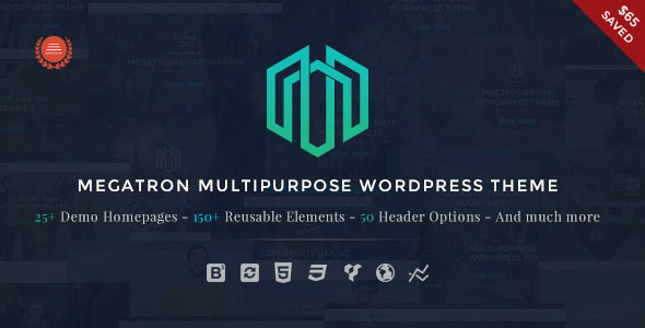 Download Free Megatron v2.7 – Responsive MultiPurpose WordPress Theme