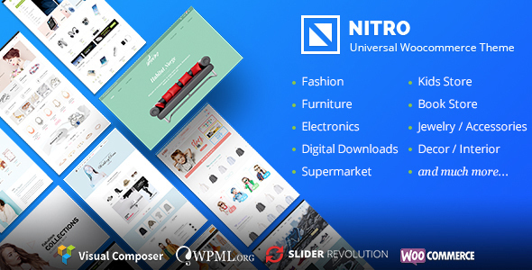 Download Free Nitro v1.6.2 – Universal WooCommerce Theme