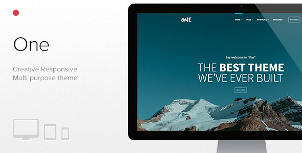 Download Free One v1.8.3 – The Creative Multipurpose Portfolio theme