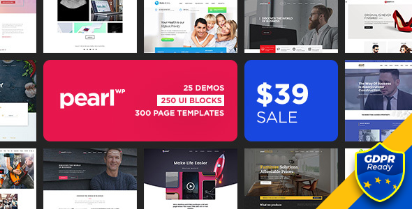 Download Free Pearl WP v2.3.9 – Corporate Business WordPress Theme