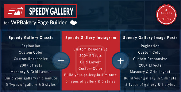 Download Free Speedy Gallery Addons for WPBakery Page Builder v1.0.0