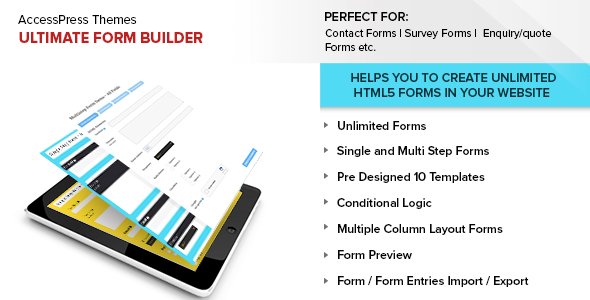 Download Free Ultimate Form Builder v1.1.8