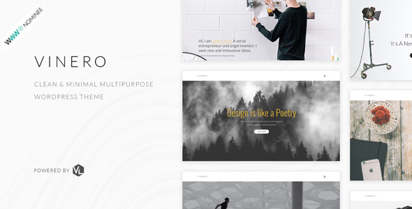 Download Free Vinero v1.4 – Creative MultiPurpose WordPress Theme