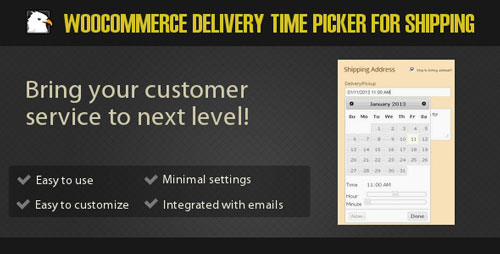 Download Free Woocommerce Delivery Time Picker for Shipping 3.2.2
