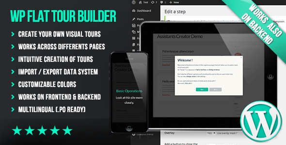 Download Free WP Flat Tour Builder v3.260