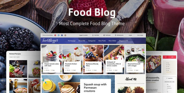Download Free Food Blog v1.0.2 – Theme for personal food recipe blog Download Free Food Blog v1.0.2 – Theme for personal food recipe blog