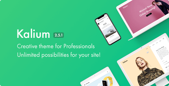 Download Free Kalium v2.5.1 – Creative Theme for Professionals