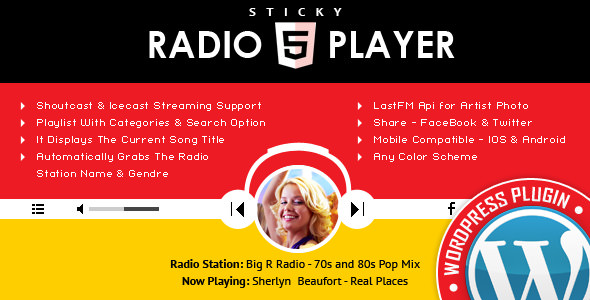 Download Free Sticky Radio Player WordPress Plugin v1.5.0.1 Download Free Sticky Radio Player WordPress Plugin v1.5.0.1