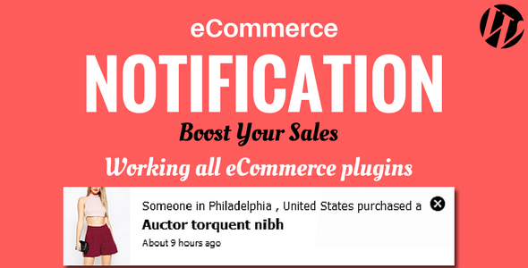 Download Free WordPress eCommerce Notification v1.0.5
