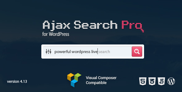 Download Free Ajax Search Pro for WordPress v4.13.3 – Live Search Plugin