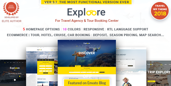 Download Free EXPLOORE v5.1 – Tour Booking Travel WordPress Theme Download Free EXPLOORE v5.1 – Tour Booking Travel WordPress Theme