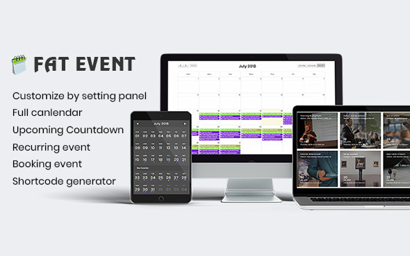 Download Free FAT Event v1.2 – WordPress Event and Calendar Booking
