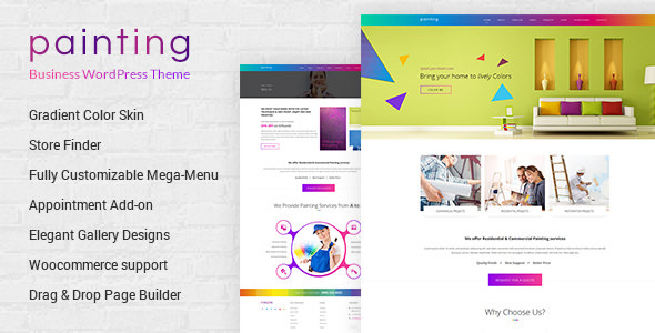 Download Free Paint v1.5 – Painting Company WordPress Theme